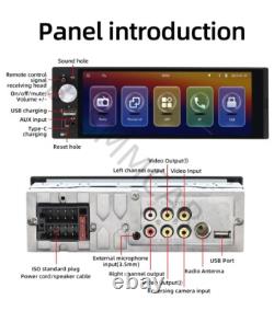 For Apple Carplay Android Auto Car Stereo Radio 6.86in Touch Screen Bluetooth