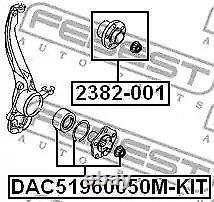 Front left or right Wheel Bearing Kit FEBEST DAC51960050M-KIT
