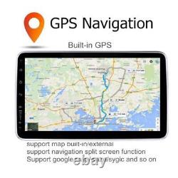 GPS Double Din Rotatable 10.1in Android 9.1 Car Radio Stereo WiFi Mirror Link