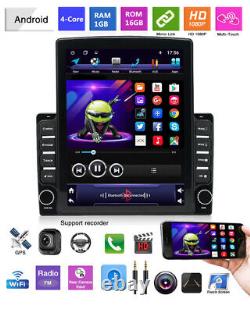 GPS Navigation 2DIN Android9.1 9.7in Car Stereo Radio Player WIFI Free Camaera