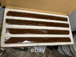 Genuine Original Range Rover P38 Door Cappings Wood Kit California Dark Burr