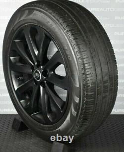 Genuine Range Rover 20 Alloy Wheels Pirelli Tyres VIPER GLOSS BLACK x 4 TPMS