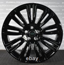 Genuine Range Rover L405 22 9012 Alloy Wheels REFURBISHED BLACK -Yours For Ours