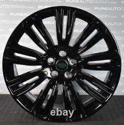 Genuine Range Rover L405 22 9012 Alloy Wheels REFURBISHED BLACK -Yours For Ours