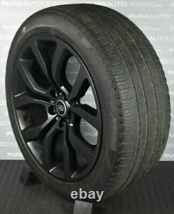 Genuine Range Rover Sport L494 21 Inch Viper Black Alloy Wheels Pirelli Tyres