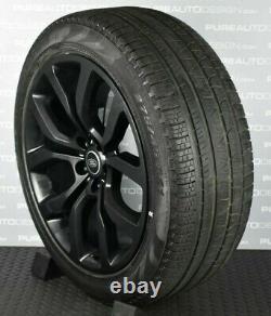 Genuine Range Rover Sport L494 21 Inch Viper Black Alloy Wheels Pirelli Tyres