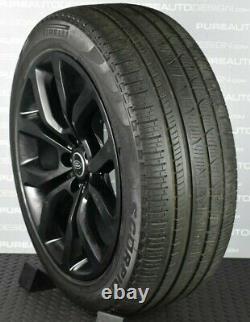 Genuine Range Rover Sport L494 21 Inch Viper Black Alloy Wheels Pirelli Tyres