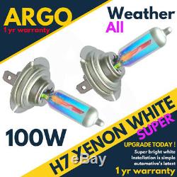 H7 100w Xenon White Super All Weather 499 Halogen Headlight Hid Light Bulbs 12v