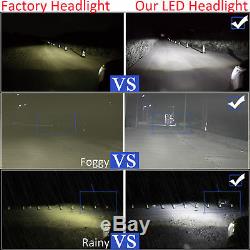 H7 LED Headlight Kit 880W High or Low Beam Bulbs 6000K Super Bright VS Xenon HID