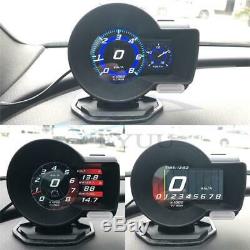 HUD Head-Up Display OBD2 Car Digital Multi Gauge Display Gauge Boost Scan Tool