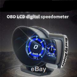 HUD Head-Up Display OBD2 Car Digital Multi Gauge Display Gauge Boost Scan Tool