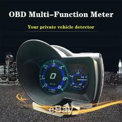 HUD Head-Up Display OBD2 Car Digital Multi Gauge Display Gauge Boost Scan Tool