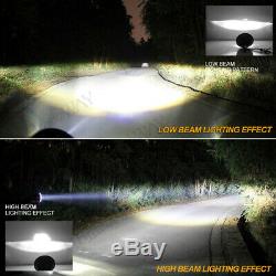 Hi/Lo + HALO 7 Inch LED HEADLIGHT PAIR for Land Rover Defender SAE E Approved