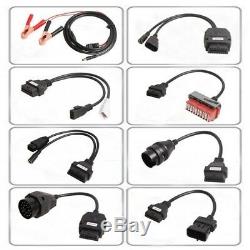 Hot 8PCS Car Cables + OBD2 Diagnostic Tool Bluetooth TCS CDP Pro Plus