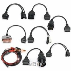 Hot 8PCS Car Cables + OBD2 Diagnostic Tool Bluetooth TCS CDP Pro Plus