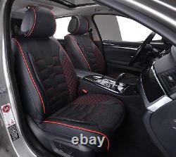 Land Range Rover Seat Covers full set Deluxe PU Leather & Fabric Black