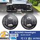 Land Rover Defender Led Headlight 7 Drl H4 Connectors X 2 Lamps E Dot Approved