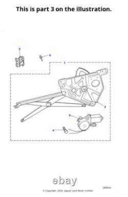 Land Rover Genuine Motor Assembly Front & Rear Door Window Regulator ASR2498