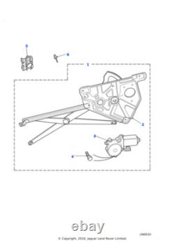 Land Rover Genuine Motor Assembly Front & Rear Door Window Regulator ASR2498