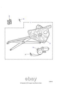 Land Rover Genuine Motor Assembly Front & Rear Door Window Regulator ASR2498