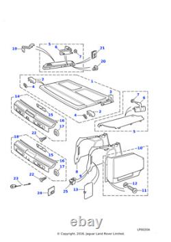 Land Rover Genuine Panel Upper Tailgate Shelf Extension Fits Range Rover Classic