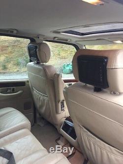 Lot2 RANGE ROVER P38 Cream Leather Front Rear Seats And Trim 2001 TV Screens