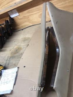 Lot3 RANGE ROVER P38 Centre Console Wood Walnut Cream Genuine Autobiography
