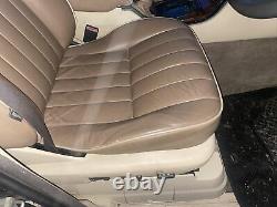 Lot4 RANGE ROVER P38 Electric Leather Seats Elecric Tan With Cream Piping