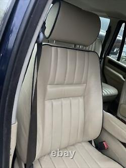 Lot400 RANGE ROVER P38 Cream Leather Seats Front And Rear Nice Condition