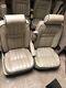 Lot47 Range Rover P38 Electric Leather Seats Cream Green Piping