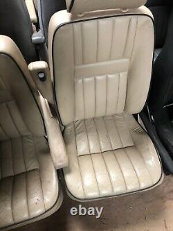 Lot72 RANGE ROVER P38 Eclectic Leather Seats Cream Van VW Camper Bus