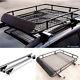 M-way Lockable Aluminium Roof Rail Bars & Car Rack Tray For Range Rover Ii 94-02