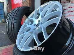 Mercedes ML Brabus STYLE DTM ALUWERKS HYPERSILVER 22 Inch Alloy Wheels + Tyres
