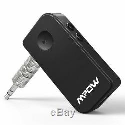 Mpow Wireless Bluetooth5.0 Receiver AUX 3.5mm Audio Adapter Stereo Music Car Kit