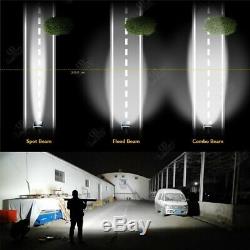 Off Road LED Light Bar 32inch Curved Spot Flood Combo Beam Fog Driving Lamp 4x4