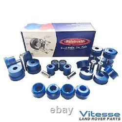 POLYBUSH Front Rear Full Bush Kit Comfort Blue Fits Range Rover MK2 P38 DA2203