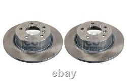 Pair of Rear Brake Discs FOR RANGE ROVER P38 2.5 3.9 4.6 94-02 P38A Febi