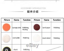 Polishing machine battery for car polish both direct charge battery 12V