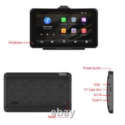 Portable 7in Car Stereo Radio Touch Screen For Apple Carplay Android Auto Player