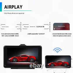 Portable 7in Car Stereo Radio Touch Screen For Apple Carplay Android Auto Player