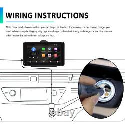 Portable 7in Car Stereo Radio Touch Screen For Apple Carplay Android Auto Player