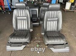 RANGE ROVER P38 2.5 4.0 4.6 BLACK LEATHER INTERIOR SEATS MANUAL TRIM 94-02 5 Bar