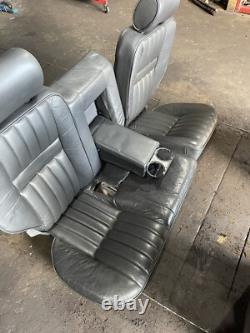 RANGE ROVER P38 2.5 4.0 4.6 BLACK LEATHER INTERIOR SEATS MANUAL TRIM 94-02 5 Bar