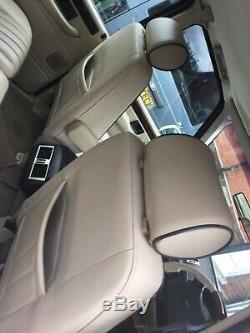 RANGE ROVER P38 2.5 4.0 4.6 CREAM LEATHER INTERIOR Great Condition Green Piping