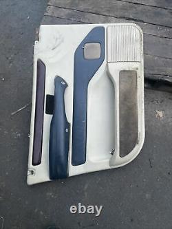 RANGE ROVER P38 Door Cards Set Of 4x 94-02 Cream With Blue Leather Very Rear