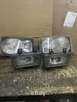 RANGE ROVER P38 Front Light Lens Up Grade 2002 Lamps Set 2x Fogs 2 Lens