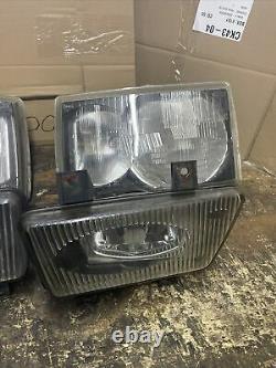 RANGE ROVER P38 Front Light Lens Up Grade 2002 Lamps Set 2x Fogs 2 Lens