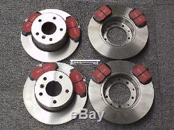 RANGE ROVER P38 Front and Rear Brake Discs and EBC Pad Kit