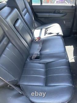 RANGE ROVER P38 Leather Seats Pair Of Black Rear Seats. 1995