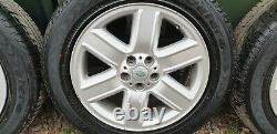 RANGE ROVER VOGUE L322 19 ALLOY WHEELS and TYRES 255/55/19 DISCO 3 P38